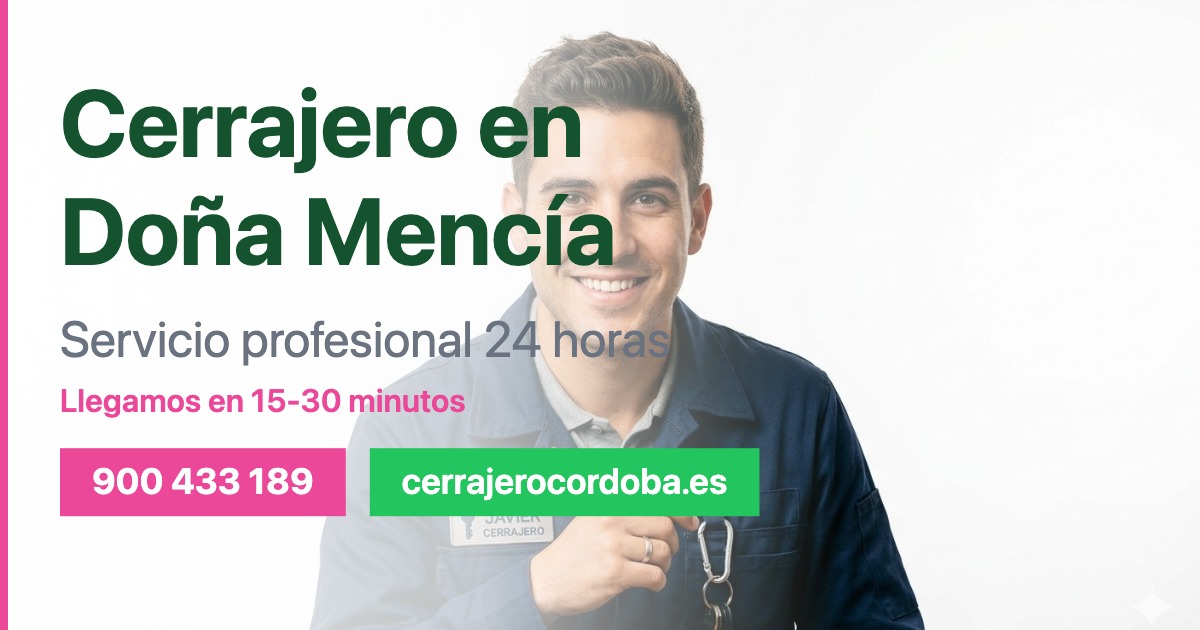 Cerrajero en Doña Mencía