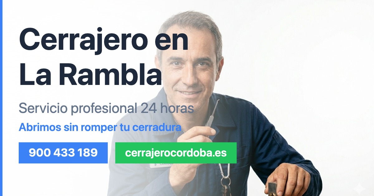 Cerrajero en La Rambla